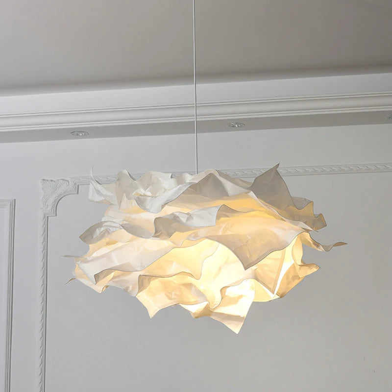 Handmade DIY Pendant Lamp for Restaurant & Home Ceiling Lighting - Paper Shade, E27