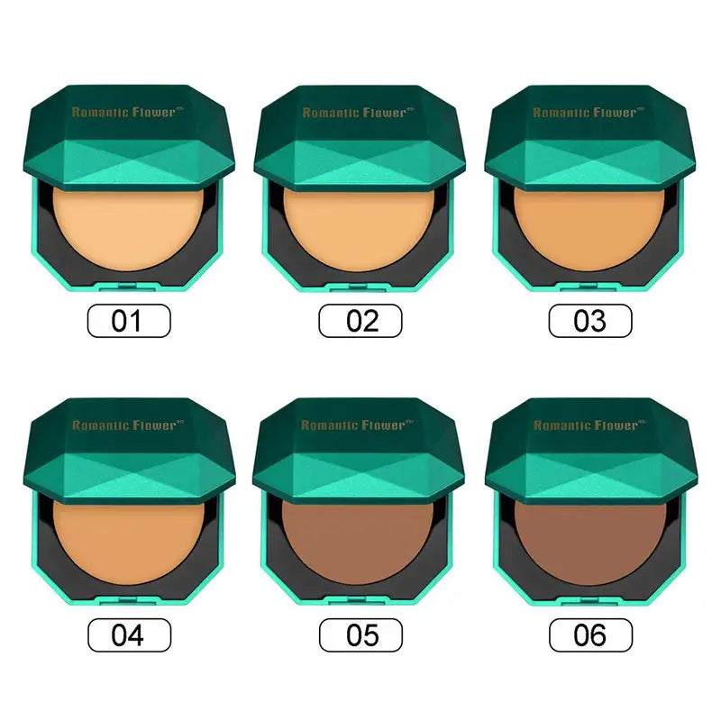 Long-Lasting Waterproof Matte Face Powder - 4 Colors, 10g