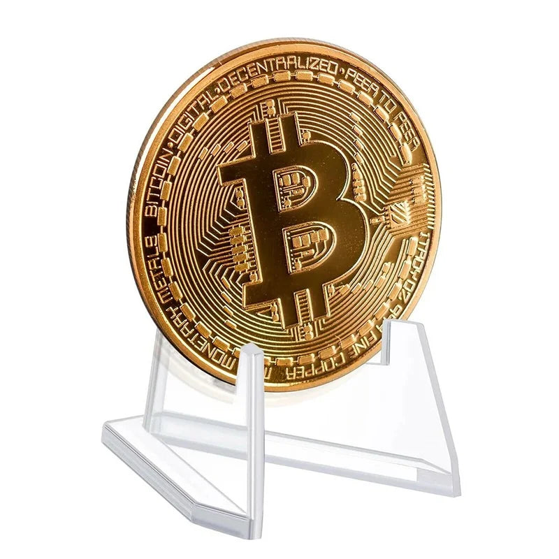 Acrylic Display Holder Triangle Stand for Coins Photos Cards Home Decor