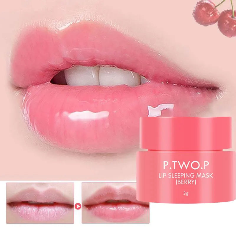 Moisturizing Lip Balm with Fruity Fragrance - Natural Hydrating Lip Care Mask