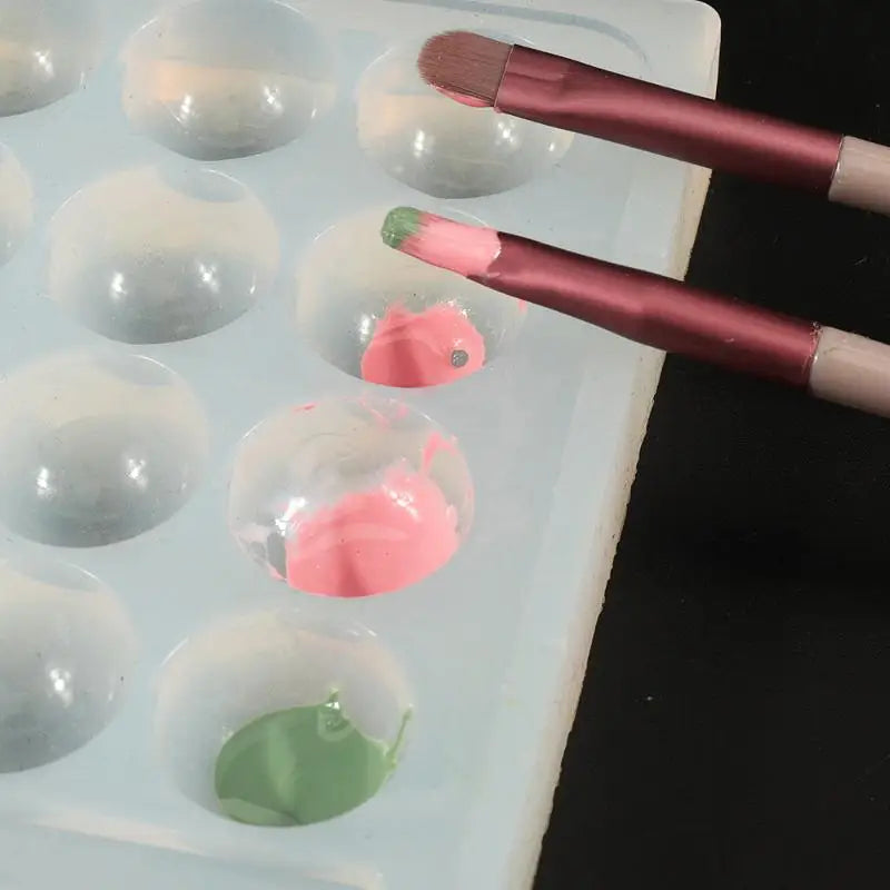 High Transparent Nail Art Palette for Mixing Gel Polish & Nail Designs