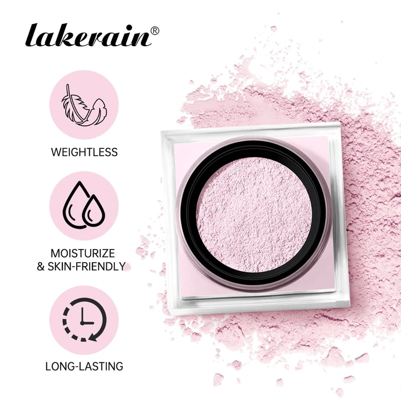 Loose Setting Powder with Oil Control & Blurring Finish - Long-Lasting Makeup Base