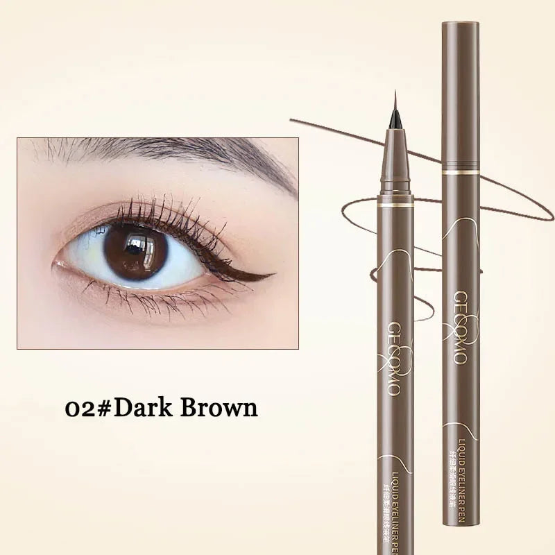 Ultra Fine Waterproof Eyeliner Pen - Long-Lasting Smudge-Proof Eye Makeup Tool
