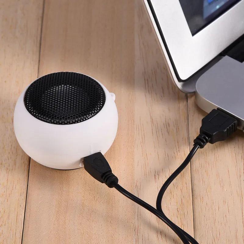 Mini Portable Travel Computer Speaker with Built-in Battery & 3.5mm Audio Jack