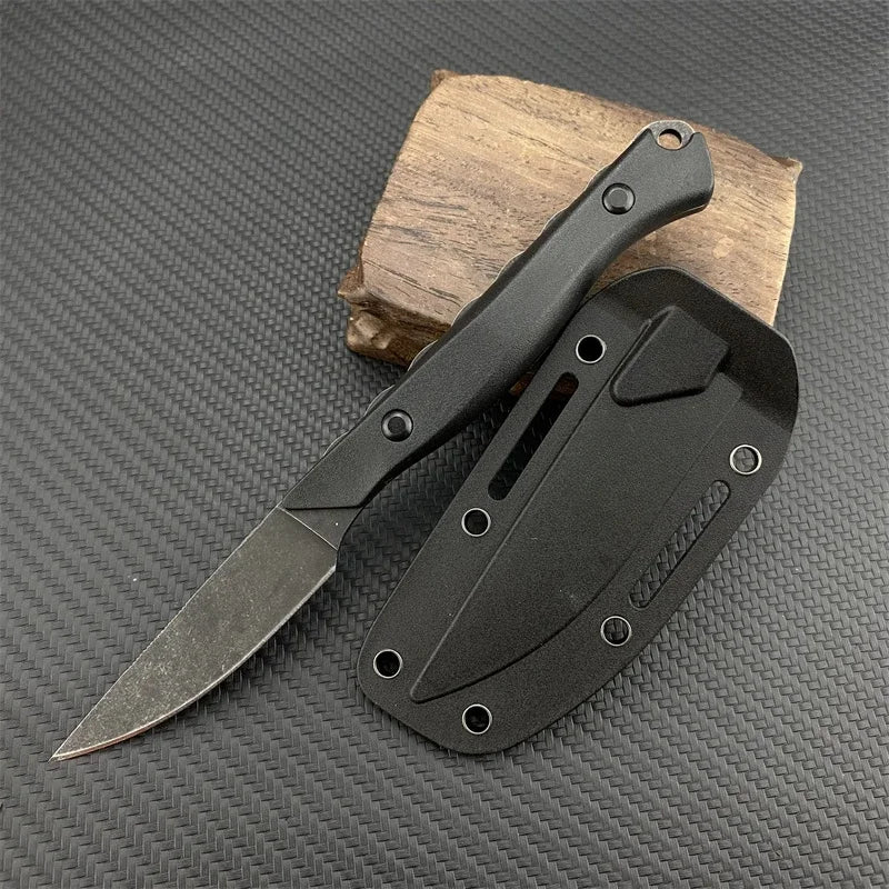 Fixed Blade Survival Knife with Nylon Sheath - Outdoor Camping & Fishing Tool