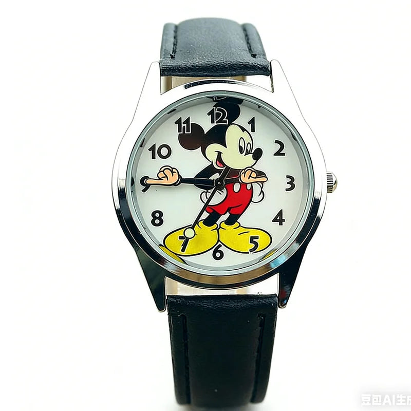 Children's Learning Quartz Watch with PU Leather Strap - Multiple Colors
