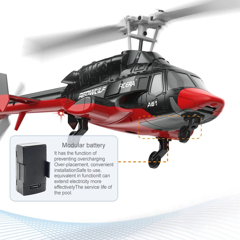 Remote Control Helicopter with Gyroscope & Altitude Hold for Beginners Kids Adults
