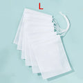 Disposable Tea Filter Bags with Drawstring - 100 Pcs, Food-Grade Material