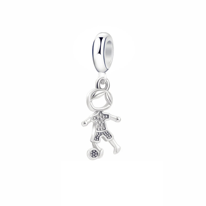 Kids Jewelry Bead Set for DIY Bracelets and Necklaces - Couple Charm Beads