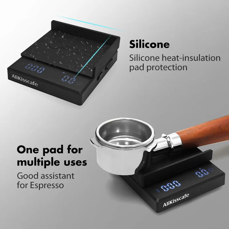 Digital Kitchen Coffee Scale with Timer, High Precision 0.1g, Espresso Barista Accessory