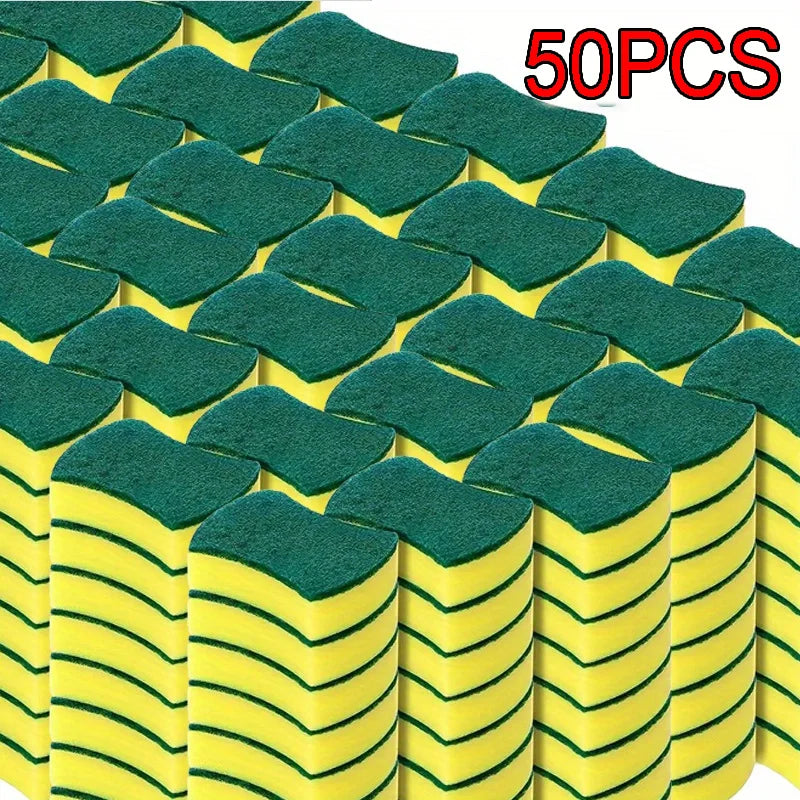 Heavy Duty Absorbent Kitchen Cleaning Sponges Set - Multi-Size & Color Options