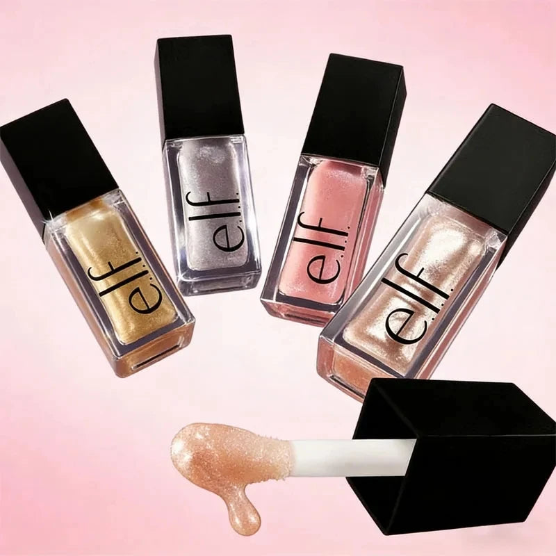 Lip Gloss and Lip Oil Set with Glitter - Plumping, Hydrating, Primer Base
