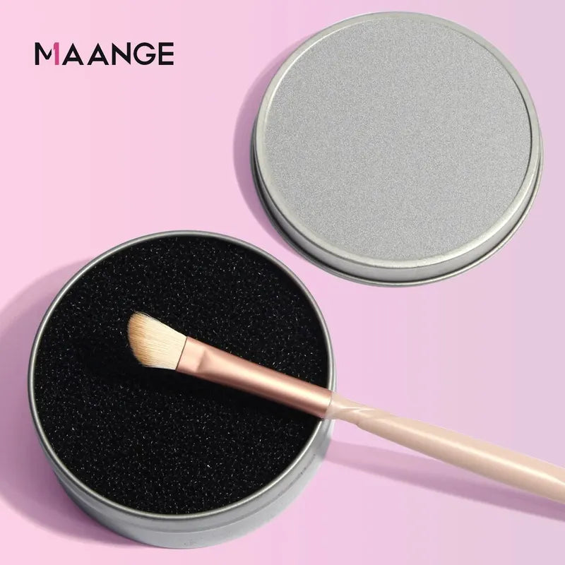 Makeup Brush Cleaner Sponges Set - Portable Drying & Color Removal Tool