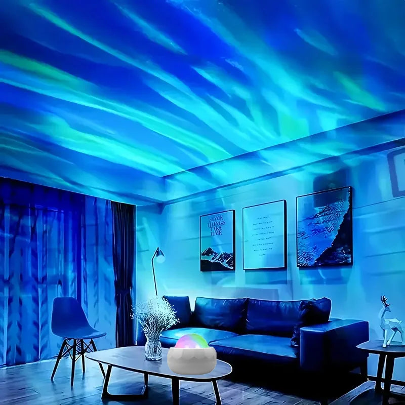 LED Night Light Northern Lights Projector Lamp for Living Room & Party Decor