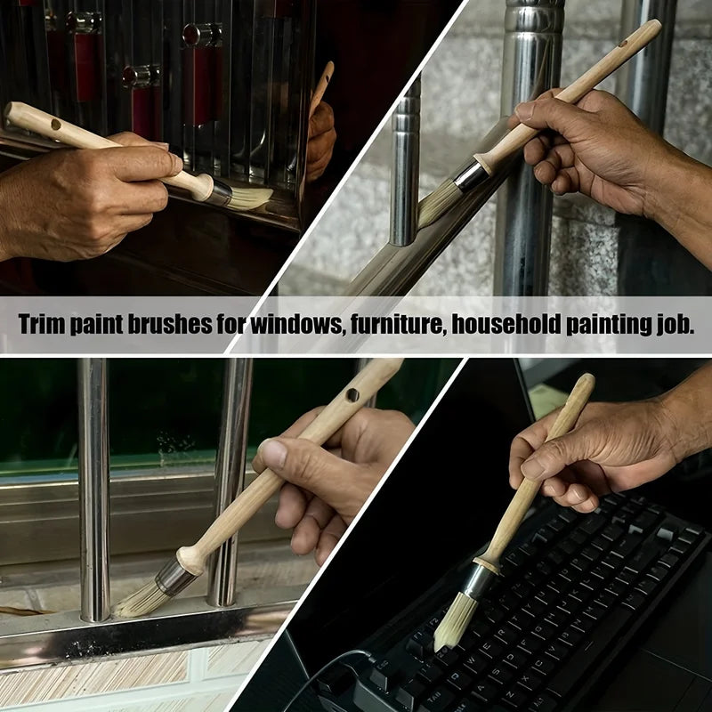 Edge Paint Brush Set - Multi-Size Trim Painting Tools for Walls, Floors, Windows