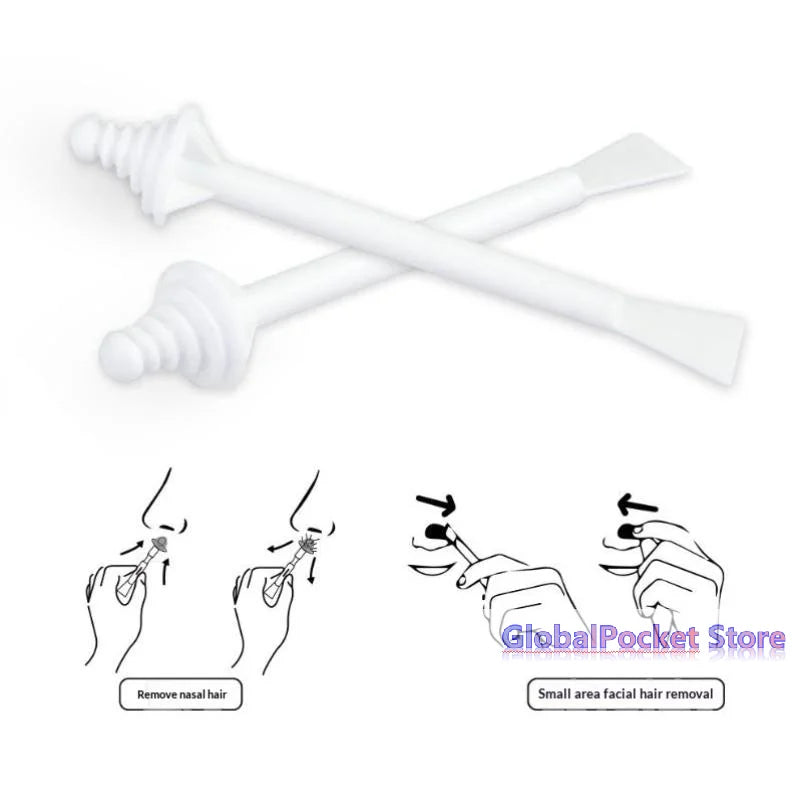 Nose Wax Sticks 20PCS Nose Hair Removal Applicators for Painless Waxing