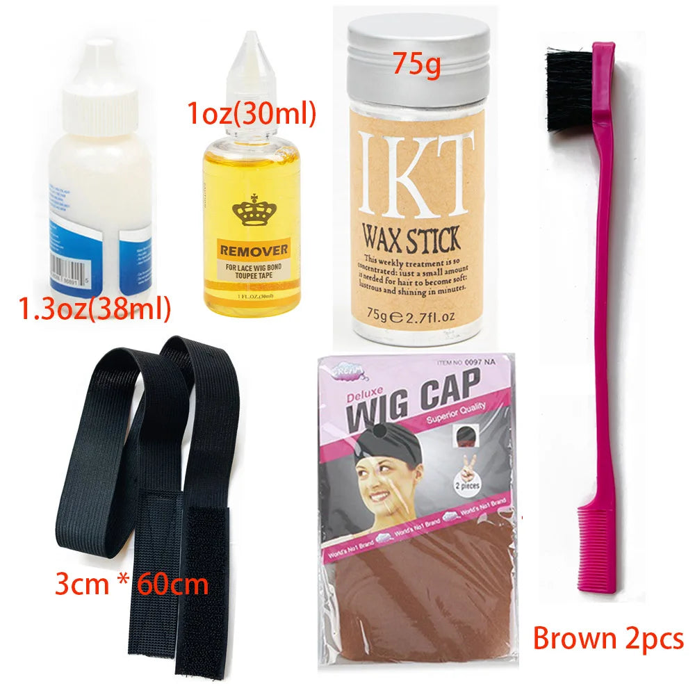 Melting Spray for Lace Wigs Hair Styling Gel & Wig Installation Kit