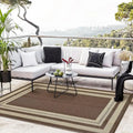 Outdoor Reversible Washable Rug - Foldable Entry Door Mat for Indoor & Outdoor