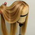 Pre-Plucked Human Hair Wigs with Lace Front & 250% Density - Straight Bob Wigs for Women
