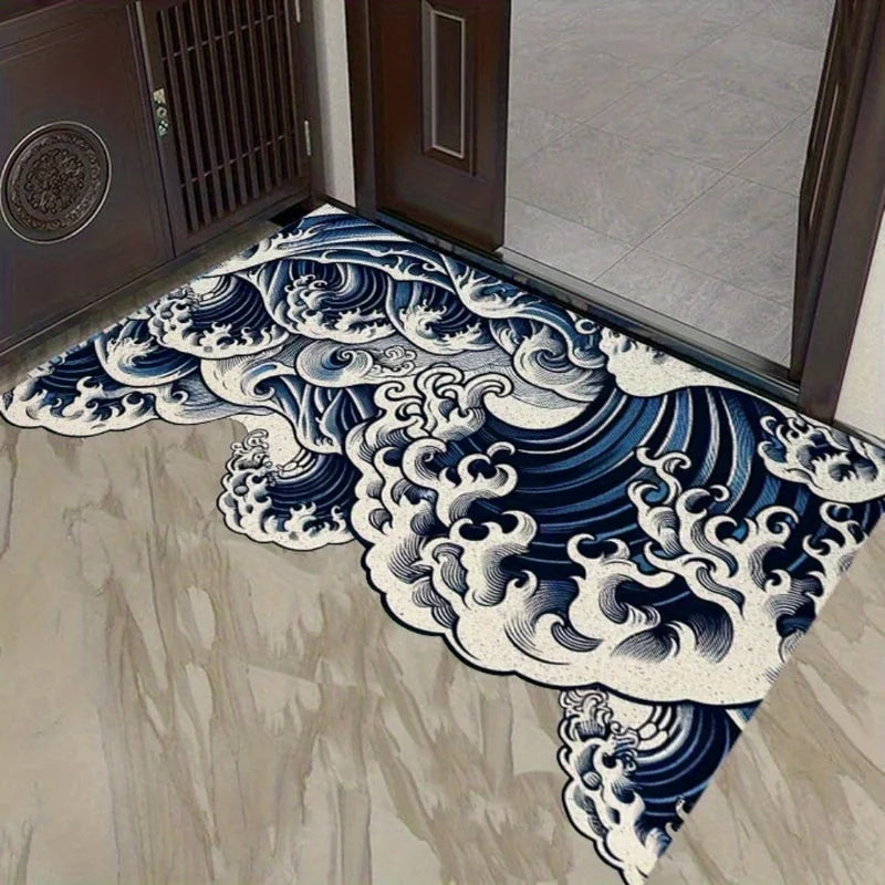 Anti-Slip Absorbent Floor Mat for Home Entrance and Bathroom - Soft & Durable
