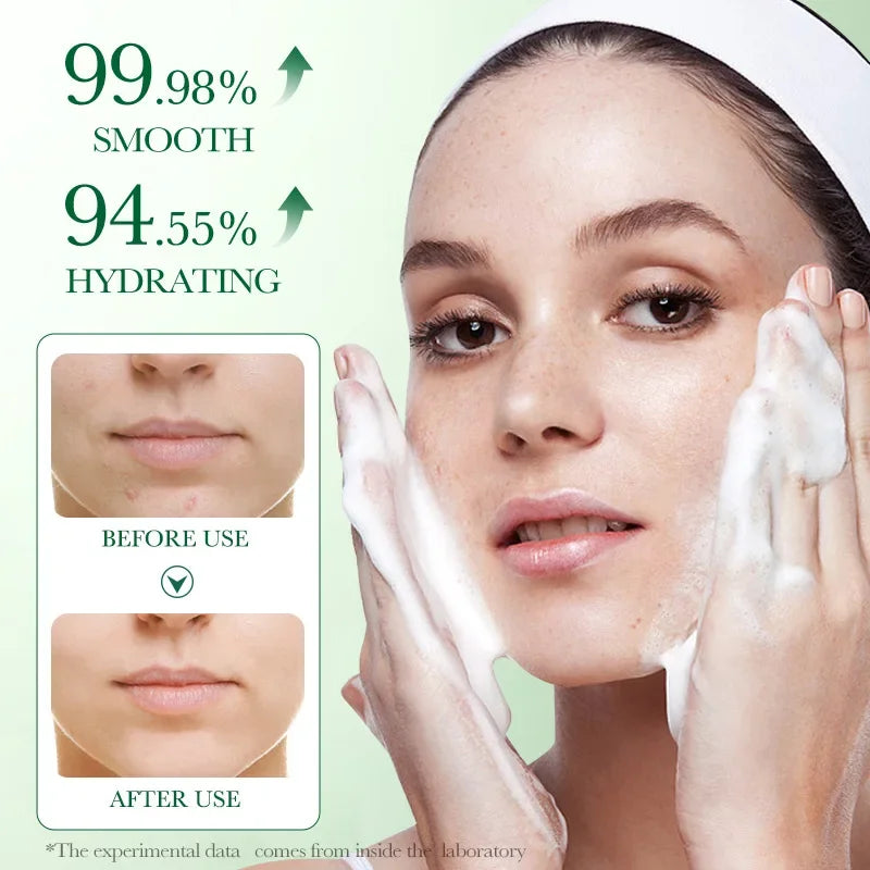 Centella Asiatica Facial Cleanser with Moisturizing & Oil Control - Foaming Face Wash