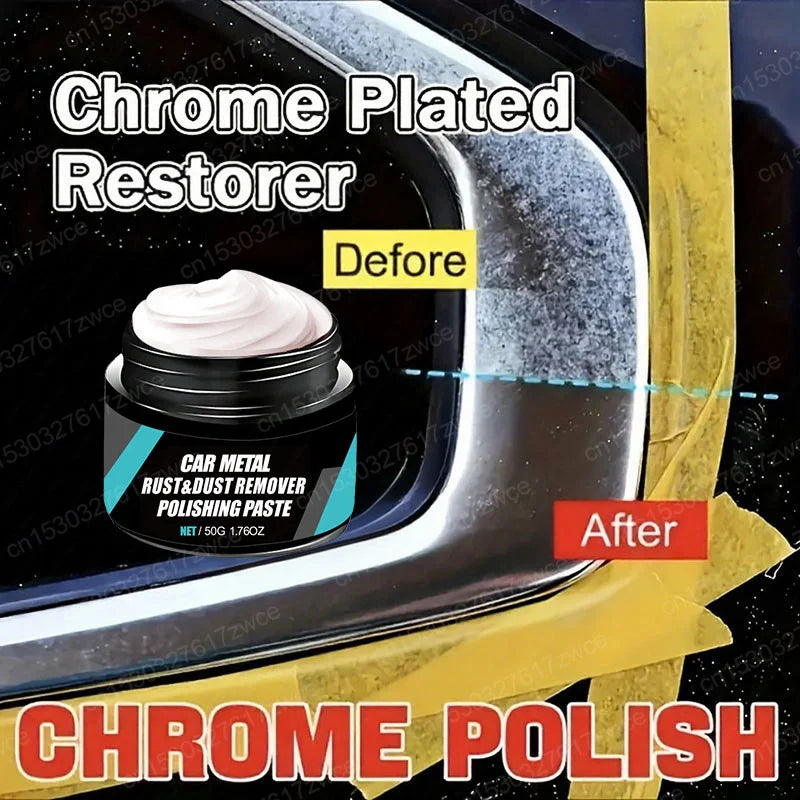 Car Metal Rust & Wheel Hub Scratch Repair Wax Kit - Long-Lasting Gloss Polish