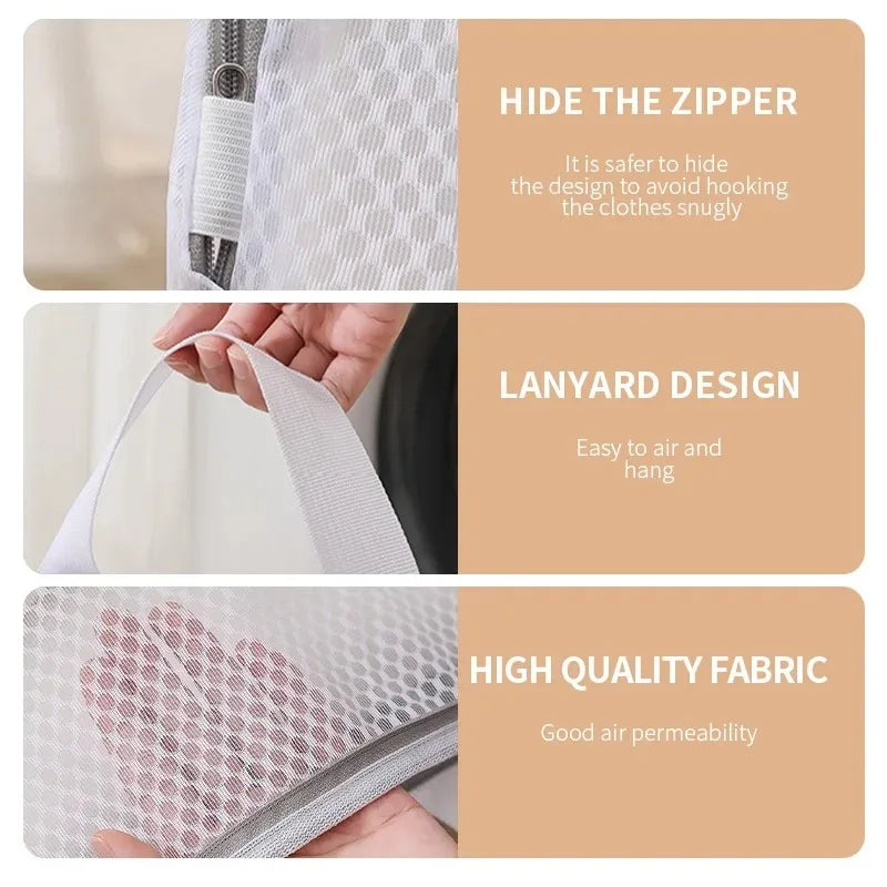 Laundry Wash Bags Set - Reusable Mesh Storage Bags for Clothing Care
