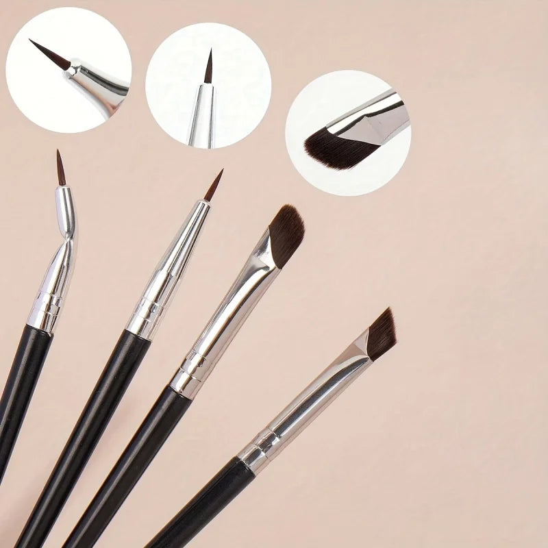 7pcs Eye Makeup Brush Set - Eyeliner, Eyeshadow, Eyebrow Tools