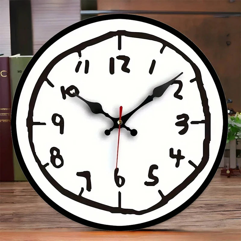 Silent Wooden Wall Clock for Living Room Office Bedroom Home Decor