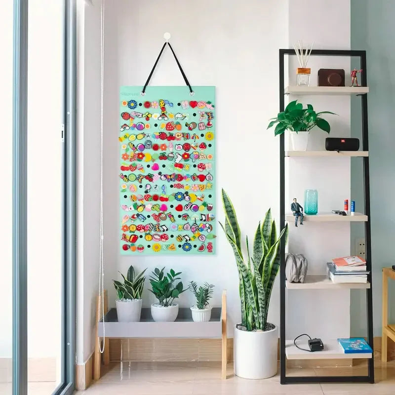 Hole Shoe Decoration Storage Container - Hanging Holiday Display Organizer