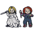 2pcs Horror Movie Enamel Pins Punk Brooches for Bags Clothing Halloween Jewelry Gift