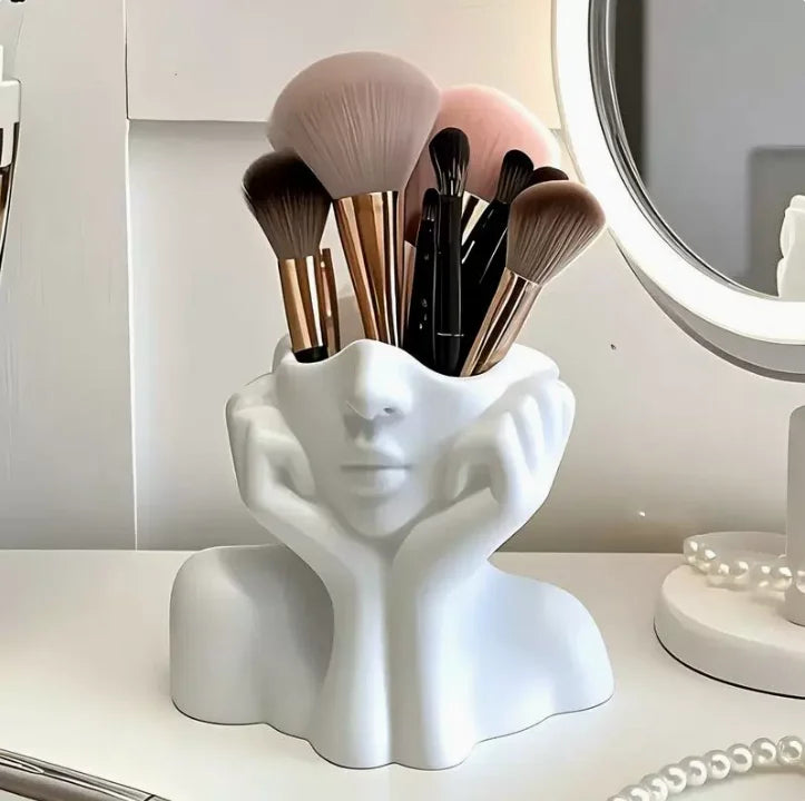 Multifunctional Desktop Pen and Makeup Brush Holder Storage Organizer