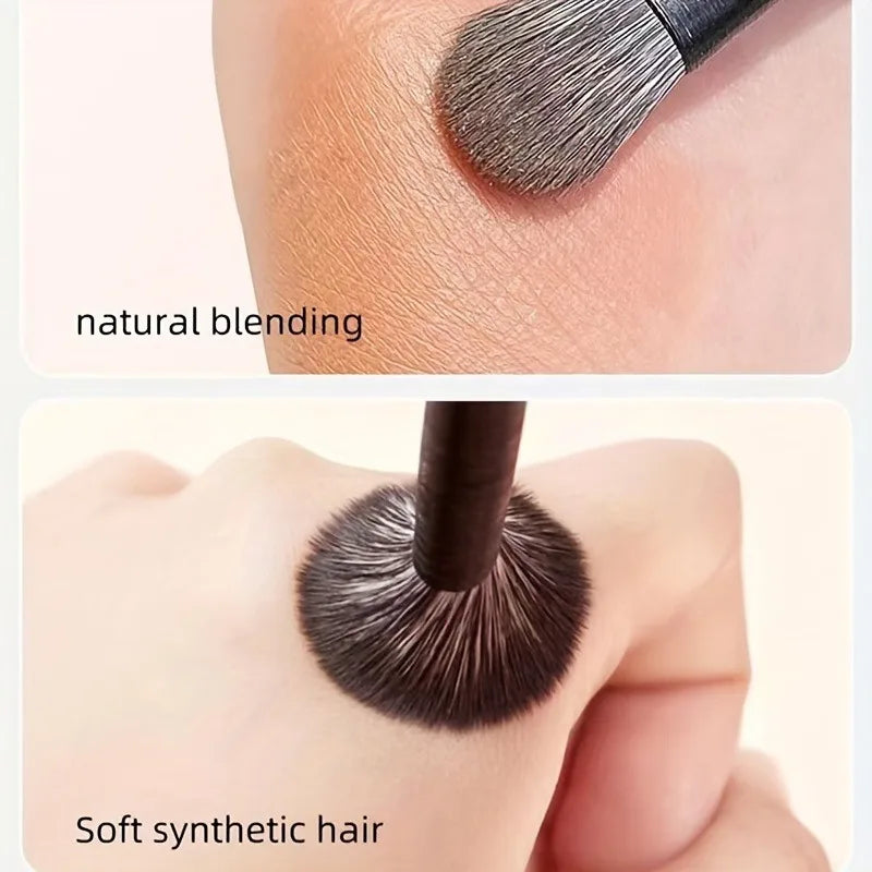 6Pcs Eye Makeup Brush Set - Soft Eyeshadow & Eyeliner Blending Brushes