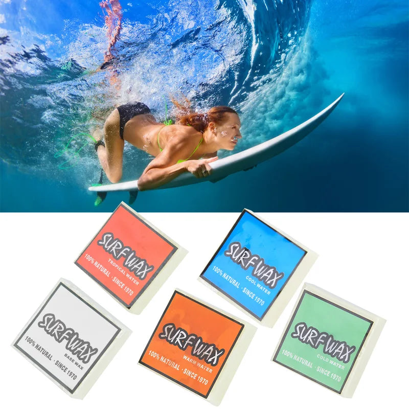 Surfboard Wax for Water Sports Anti Slip Skimboard Skateboard & Surfboard Wax