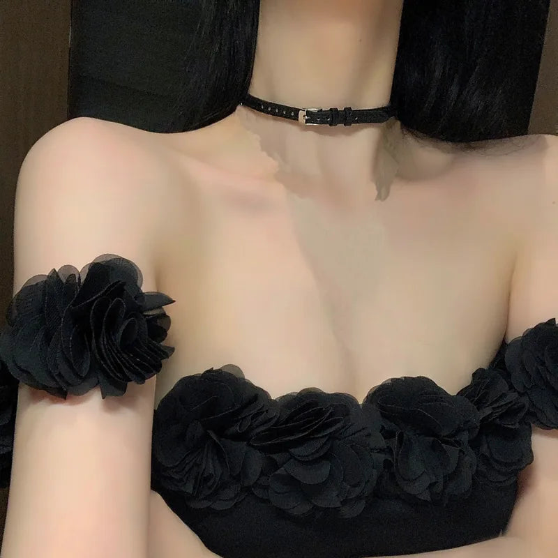 Trendy Gothic Leather Chain Choker Necklace for Women and Men - Punk Y2K Jewelry