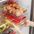 Transparent Food Storage Containers for Fruits Vegetables Meat - Durable & Easy Clean