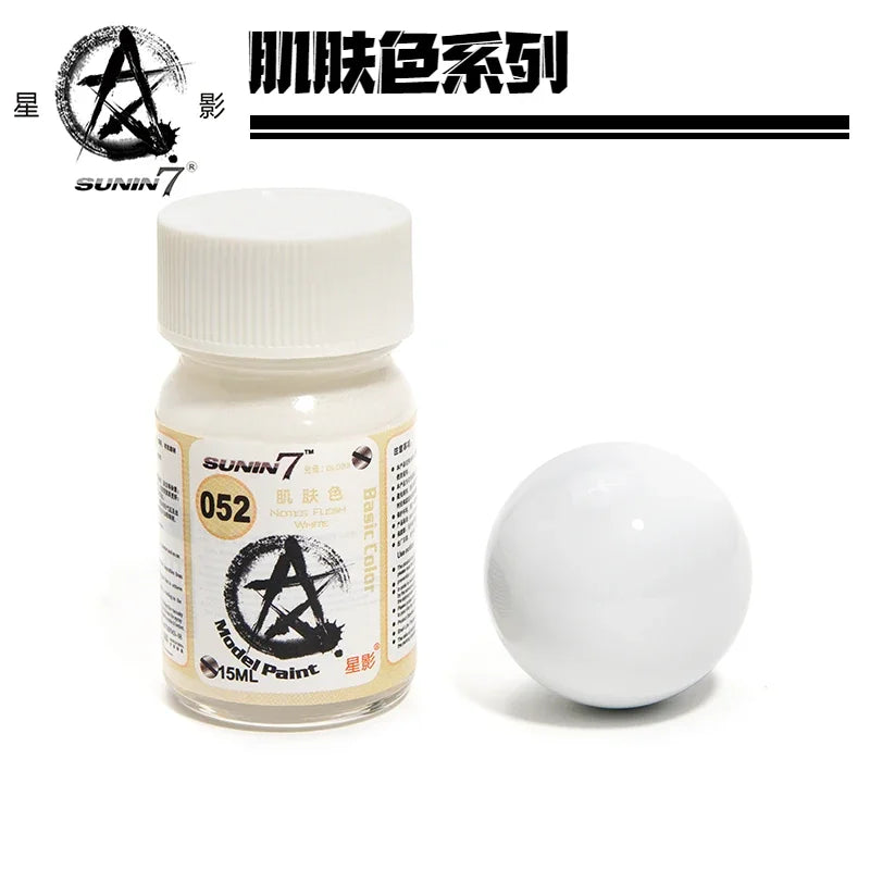 15ml Skin Color Oil Paints Set for Plastic Model Figures - Hand-Painting & Spraying DIY Coloring Tools