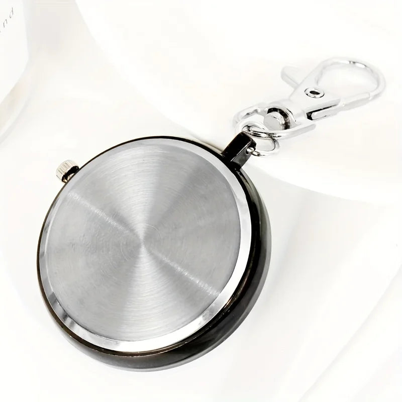 Mini Quartz Pocket Watch Keyring - Nurse, Doctor, Student Gift & Accessory
