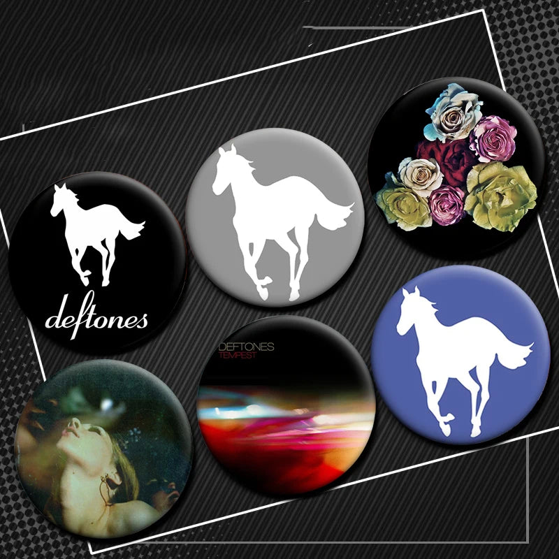Round Pin Badge for Clothes Bags Hat Decor 32mm 50mm Creative Brooches