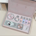 Pink Ballet Makeup Set with Lip, Blush, Eye & Face Palettes + Necklace Gift