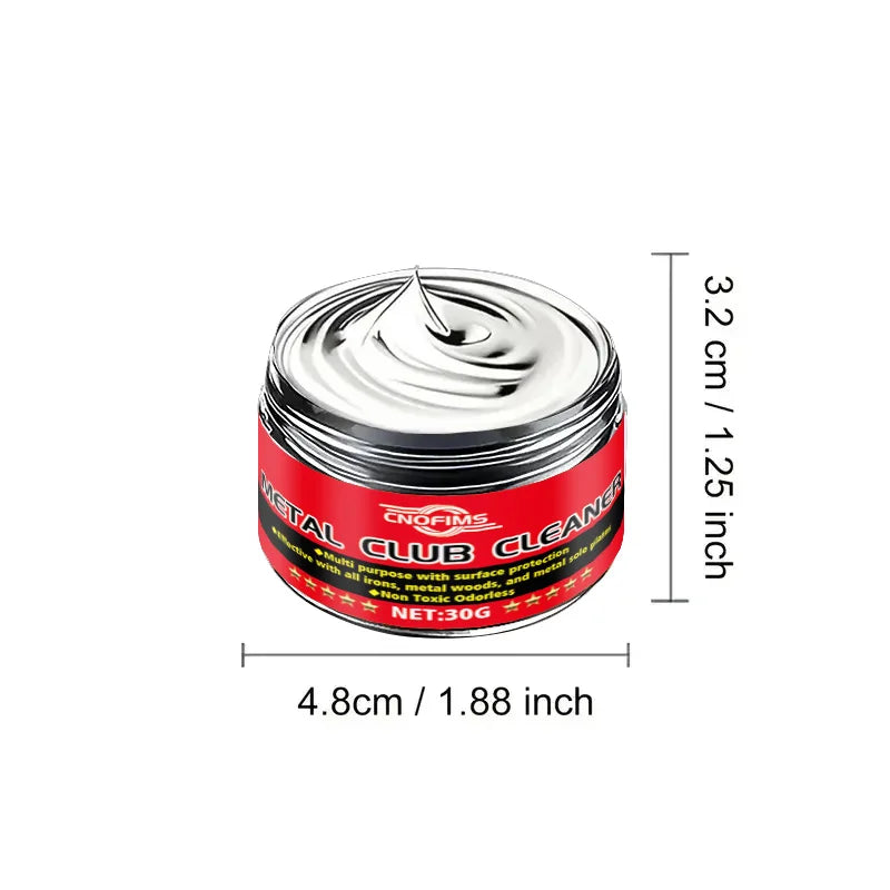 Golf Club Polishing Wax Oxidation Scratch Remover Mirror Shine Restore for Woods Irons Putters