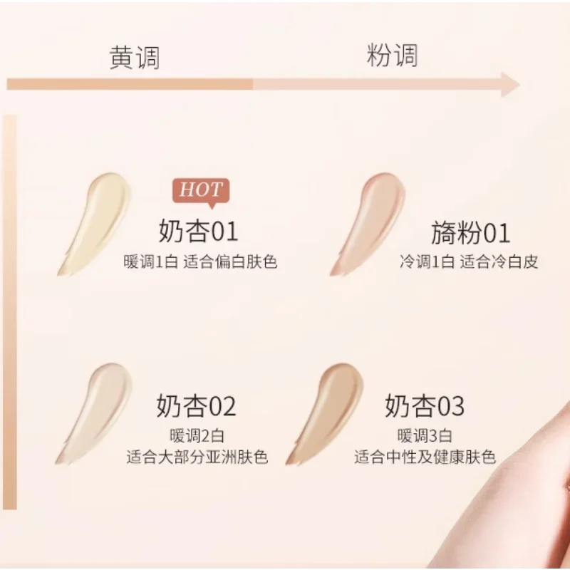 Long-Lasting Waterproof Foundation with Concealer & Oil Control - 30g