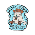 Cute Cowboy Cat Enamel Brooch Pin - Animal Lapel Badge Jewelry Gift