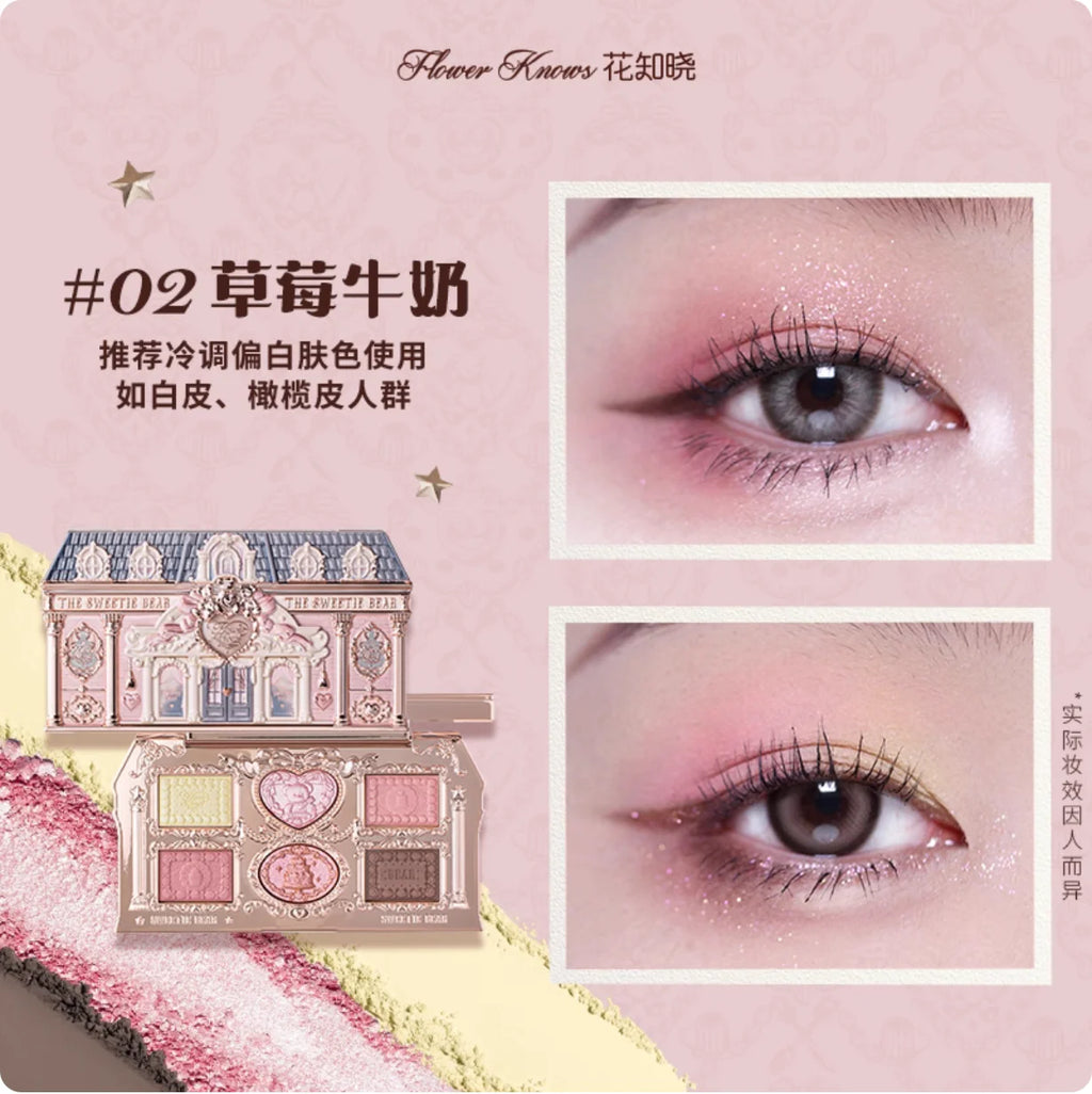 6-Color Eyeshadow Palette with Matte and Pearlescent Finishes for Natural Makeup
