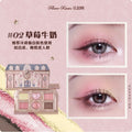 6-Color Eyeshadow Palette with Matte and Pearlescent Finishes for Natural Makeup