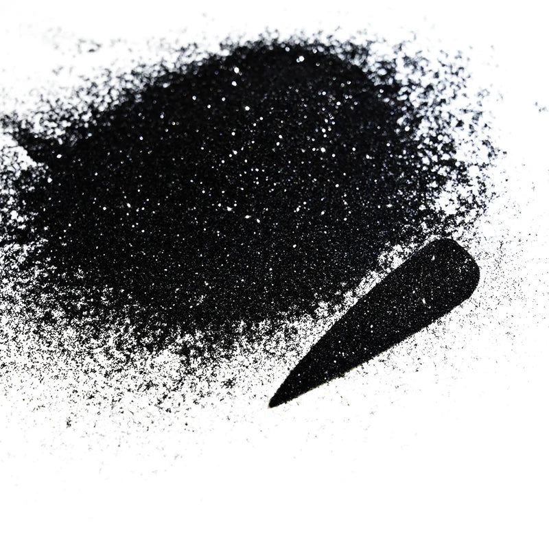 2-Color Set 50g Nail Art Glitter Powder for UV Gel Polish - Shiny Winter Effect