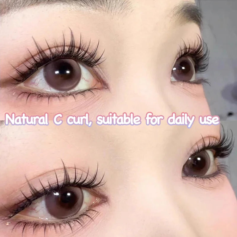 Self Adhesive False Eyelashes 10-13mm Reusable Natural Soft Long Lasting Makeup