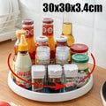 Rotatable Kitchen Condiment Rack - 360 Degree Spice Organizer, Multi-Functional Storage