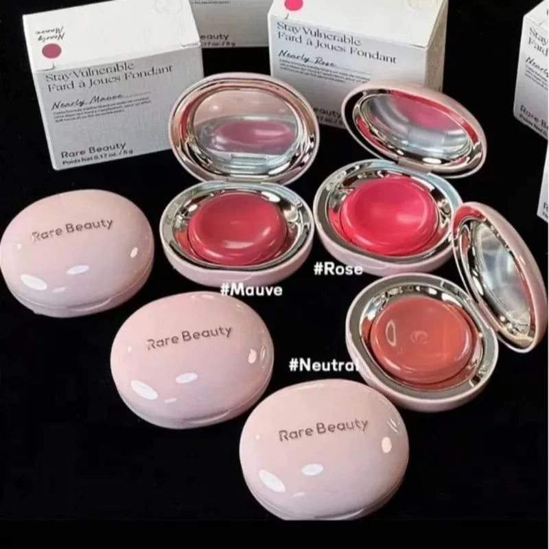 Liquid Blush Shimmer Powder Makeup - Long-Lasting, Easy-to-Blend Face & Lip Stickers
