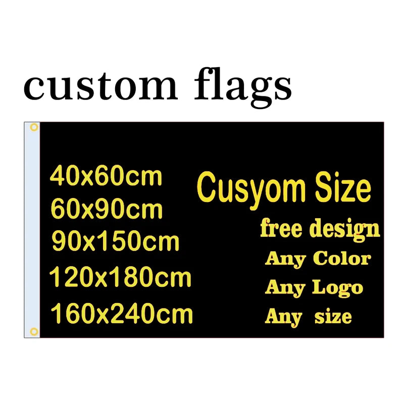Custom Digital Print Flags and Banners for Logos Events Sports Car Decor